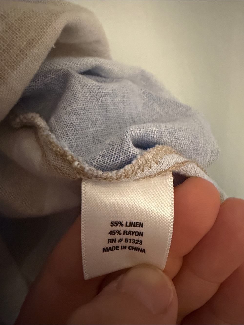 1. State Blue and Beige Striped Sleeveless Shirt Linen Blend Button Down Dress,M - Picture 4 of 6
